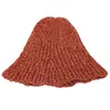 Beralar Sonbahar Kış Kışları Şapka Şapka Sıcak Kova Kubbesi Moda Koreli Örme Balıkçı Elastik Kazak Kapağı
