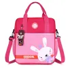 バッグ学生チュートリアルバッグDraagbare Schattige Kinderen Schooltas Nieuwe Cartoon Kleur Contrast Rugzak Schoolbenodigdheden Boek Tas