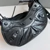 High Motorcycle Bag Goat Skin Designer bags Genuine Leather Tote Women Handbag Crossbody Fashion Bags Mirror Quality