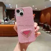 Projektanci iPhone Case Premium Wzoru Wzoru Patel Case Ins Cute Triangle Etykieta dla 15 14 Pro Max Luxurys Fashion 12/13pro Max iPhone Case HH7262