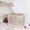 Party Supplies DIY Wedding Cards Box Rustic Wood Case Holder Decoration