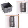 Storage Bags Multi-Layer Hanging Closet Organizer Bag/Shelf Foldable For Clothes Shoes Accessories Washable Fabrics