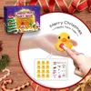 Sand Play Water Fun Advent Kalender 24 Tage Weihnachtsgeschenkset DIY niedliche Gummi -Enten -Countdown -Kalender 24 Gummi Enten Bad Spielzeug für Kinder und Erwachsene L416