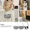 Bag Fashion Skulle Female Animal Zebra zebra Modella catena Prugna Prugna Pulsa semplice ogni giorno