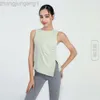 Desginer alooo Yoga Aloe Hemd Kleidung Kurzfrau Anzug Sommer Ärmele Weste Schnell trocknen Sporttop T-Shirt Fitness Kleidung Frauen Frauen