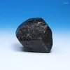 Decorative Figurines Natural Big Black Tourmaline Ore Mineral Specimens Household Khan Steam Room Crystal Original Stone