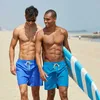 Men's Shorts Brand Datifer Board Shorts Men Breathable Sport Swimming Pants Solid Color Elastic Waist Beachwear Summer Swimsuits 240419 240419