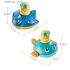 Sand Play Water Fun Baby Bath Toys For Kids Spray Water Dusch Swim Pool Bathing Toys Spinning Boat med Toy Globefish Bathtub Toys For Toddlers L416