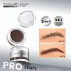 Wzmacniacze ogniste żel do brwi 2in1 Brow mydło do brwi naturalny wodoodporny długotrwały odcień 3D Makeup Makeup Cosmetics dla kobiet