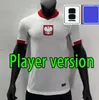 POLAND player version Soccer Jerseys LEWANDOWSKI Home Away 24/25 Polska National Team MILIK PISZCZEK PIATEK GROSICKI KRYCHOWIAK ZIELINSKI Football Shirt Kit Men