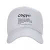 Caps de bola Funny OBGYN DEFINIÇÃO DE PERGANTIA GINECOLTICO CAP CAP BASEBOL MAN HOM