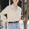 Shop Huage Brother Love Silk Shirt Womens Long Sleeved Spring Dress Professional Design Sense Striped Light Luxury Top