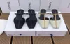 The Row Shoes 2022 Весна и летняя новая минималистская кожаная кожа Baotou Highhaled Slippers Sandals французские туфли Muller Women3509926