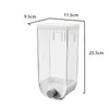 Storage Bottles Wall-Mounted Food Dispenser Tank Sealed Can Oatmeal For Beans Candy Rice