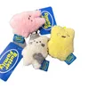 7cm Butter rabbit cut plush keychain Anime Plush Toy Stuffed Animals Soft Children Gifts Doll Birthday 240418