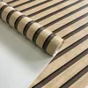 45cm Big Roll Home Decoration Background Wall Desk Cabinet Wallpaper Wood Stripes Waterproof PVC Selfadhesive Stickers 240415