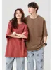 Camiseta lavada de verano para hombres algodón de algodón suelto de O-cuello de gran tamaño para hombre coreano y2k tops casual vintage camiseta de manga corta 240418