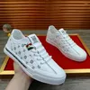 Casual schoenen Europees voor mannen echte lederen trend print flats skateboard jeugdstraat sneakers