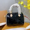 Designer Totes For Women 17cm Mini Pillow Handbag Patent Leather Cross body Shoulder Handbag Women Bag Large Capacity White Pink Blue Gold Black 5 Color New Arrival