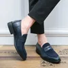 Klädskor man loafers läder topp män affärer avslappnad social sko manlig bröllopskor zapatos hombre
