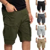Heren shorts Leisure Jogging Cargo Cotton Summer Vintage Sports Pants Casual For Men Workout Pack