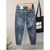 Designer de jeans masculin denim luxueux Luxury 90% Spring haut de gamme nouvelle marque de mode populaire pantalon élastique slim élastique décontracté long pour hommes mnf4