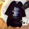 Glitter Bear Designer Tees Tshirt Summer Beach Mens Womens T-shirts Short à manches courtes tshirts en coton