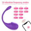 BROSTS Trådlös Bluetooth -app vibrator kvinnlig fjärrkontroll äggklitoris stimulator g spot massager sex leksaker för kvinnor vuxna trosor