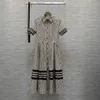Sukienka damska bawełniana koszula z krótkim rękawem sukienka midi sukienka midi