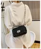 Axelväskor cvvo GLMC Ladies Party Fashion Diamond Evening Clutch Portable Messenger Bag 2024 Summer Folding Small