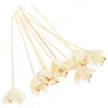 Dekorative Blumen 10 PCs Hochzeitsdekor Rattan Sticks Duft Diffusor Blütenflasche Accessoire ätherische Öl Diffusoren