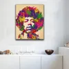 Psychedelic deneyim duvar sanatı jimi hendrix poster müzik yıldızı tuval boyama baskılar renkli duvar sanat resimleri oturma odası yatak odası dekor