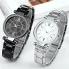 watch womens classic round dial quartz watches women's business watches wrist jewelry