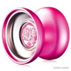 Yoyo professionnel compétitif yoyo rose et rose metal metal yoyo professionnel en métal incrusté stabiliser le cadeau de garçon de Noël