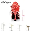 Танцевальная туфли Lodingwu Zapatos Baile Mujer Латиноалосинская красная женщина латиноат -блестящий тупик сальса сальса бальные каблуки 9 см.