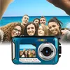 Digitale camera's 2.7 inch tft camera waterdicht 24 mp max 1080p dubbel scherm 16x zoom camcorder hd268 onder water