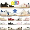 Top Luxury Chaussures Ball Star Dirty Old Sneakers Italie Brand Men Femmes Femmes Casual Shoe Super Star-Star-Forme Trainers Outdoor Nappa Leather Sneaker Designer Plateforme 46