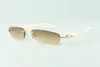 Plain Buffs sunglasses 3524026 with white buffalo horn temples and 56mm lens8988408