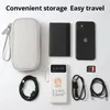 Sacs de rangement 1PC Sac de produit numérique PORTE / GRY / NAVE / NAVIY VOLY PORTABLE USB Data Cable Organizer le trésor de charge