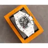 Chronograph Watch Designer Men's RM011-03Carbon Céramique Inoxydable RM11 Taille avec 40x50x16mm 2024 MONTRES MECHECE MÉCANICS SUPERCLONE LUXE FIBRE 8