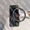 Samsung Phone Case Fit zflip3 zflip4 Zflip5 Classic MultiColour Printed Phonecase Поставляется с браслетами.