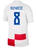 2014 Croacia Modric Soccer Jerseys Men Kit Mandzukic Perisic Kalinic 24 25 Kroatien Football Shirt Kovacic Rakitic Kramaric Uniforms