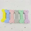 10st Baby Silicone Teether Dog Bone Lovely Teether Cartoon Pendant Twisted Diy Pacifier Chain Toys Kids Product 240415