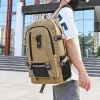 Bags Mountaineering -Taschen -Rucksack für Männer Leinwand große Kapazität High School Rucksäcke im Freien für Reisebüten Computertasche im Freien