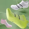 Chaussettes masculines 8 paires / lot cheville respirant sports de serviette décontractée en bas court court drôle de coton en polyester joyeux