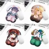 Maus -Pad -Handgelenk ruht 3D sexy realistische Highlight sexy große Brüste Anime Girl Pad Support Arm sexy y240419