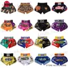 Shorts maschile Muay Thai Shorts per bambini adulti Thailandia boxe da boxe uomini uomini donne kickboxing combattere pantaloni allevati sparring uniform t240419