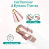 Elektrische Augenbrauen Trimmer Schmerzlose Augenbrauen Epilator für Frauen Make -up Mini Rasierer tragbarer Haarentfernung Rasierer 240416