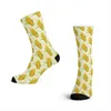 Men's Socks Corn Pattern Funny Retro Vegetables Food Street Style Casual Crew Sock Gift Printed