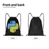 Sacs à provisions Custom Python Programmers T-shirt DrawString Men Femmes Programmation légère Développeur Codeur Sports Gym Rangement Backpack